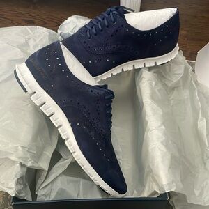Cole Haan Zerogrand Suede Wing Sneaker